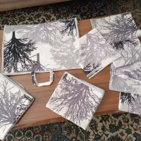 فروش منسوجات اشپزخانه و انواع سرویس اشپزخانه|سفره، حوله، دستمال آشپزخانه|ممقان, |دیوار