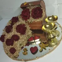 تزیینات لوکس سینی حنا و ماشین موتور عروس