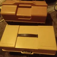 جعبه ابزار قدیمی دو طبقه کره ای