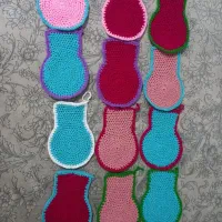 لیف دست بافت ۱۲ عدد|لوازم حمام|مشکیندشت, |دیوار