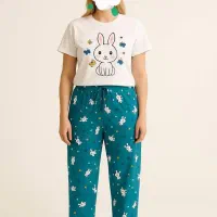 ست تیشرت شلوار عروسکی نخ پنبه