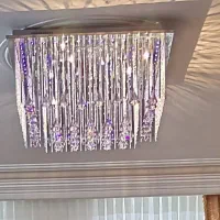 ۲ عدد لوستر کریستال خارجی کنترلی درجه یک