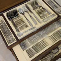سرویس قاشق چنگال ۱۳۶ پارچه فلورانس ناب استیل
