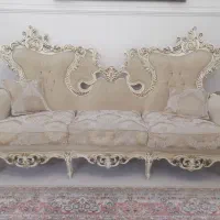 مبل استیل 7 نفره با دکوری|مبلمان خانگی و میز عسلی|تهران, قیام|دیوار