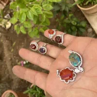 فروش انواع انگشتر نقره با عیار بالا انواع توگردنی