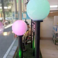 پایه چراغ فلزی پارکی   با رنگ پودری الکترواستاتیک