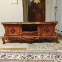 میز تلویزیون تمام چوب