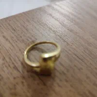 انگشتر طلا توپی قیمت تابلو نو