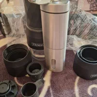 قهوه سازِ مسافرتی به همراه آسیاب قهوه|قوری، کتری، قهوه‌ساز دستی|آران و بیدگل, |دیوار