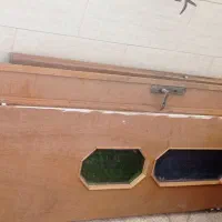 درب چوبی دو لنگه|کلکسیون اشیاء عتیقه|کرمان, |دیوار