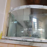 اکواریوم شیشه خم