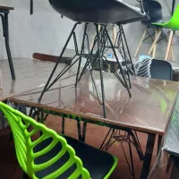 صندلی بدنه فایبریفضایبیرون|میز و صندلی غذاخوری|حمیدیا, |دیوار