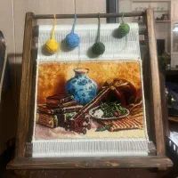 تابلو فرش دست بافت(دارچوبک)