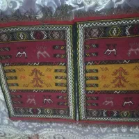 گلیم پادری دستبافت کرمانج.|گلیم، جاجیم، گبه|بجنورد, |دیوار