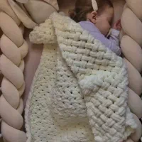 پتو دست بافت الیز پافی|رختخواب، بالش، پتو|تهران, نصرت|دیوار