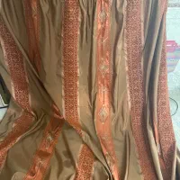 پرده با میل پرده ها ویک جفت رویه بالشت فقط ۳۰۰|پرده، رانر، رومیزی|بندر کنگان, |دیوار