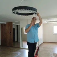 نصب انواع لوستر سنگین و کریستالی، فوری و تضمینی|خدمات پیشه و مهارت|گرگان, |دیوار