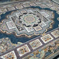 ۴تخته فرش ۱۲متری۷۰۰شانه تراکم ۲۵۵۰تمام نخ درحدنو|فرش|اصفهان, مارچین|دیوار