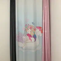 پرده و رو تختی ست دخترانه