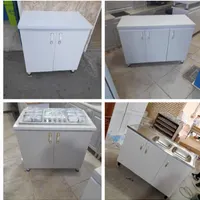 کابینت بدنه فلزی درب چوبی|مصالح و تجهیزات ساختمان|همدان, |دیوار