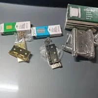 یراق آلات لولا تخت ۳ طلایی و ساتن،لولا درب کابویی
