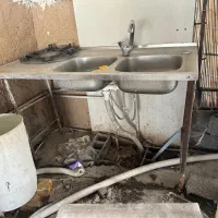 میز و صندلی تخته کارتخت بساط کلبه سینک میز