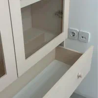 کتابخانه یا کمد|کتابخانه، شلف، قفسههای دیواری|گرگان, |دیوار