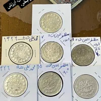 سکه نقره دوقران محمدعلی و دوهزاردینار مظفرالدین
