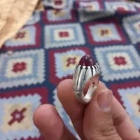 انگشتر یاقوت سنگ بسیار زیبا رکاب دستساز