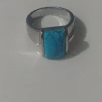 انگشتر فیروزه ایی اصل