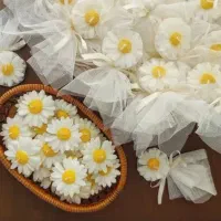 شمع گل بابونه  گیفت بابونه|صنایع دستی و سایر لوازم تزئینی|شیراز, شهرک بهار|دیوار