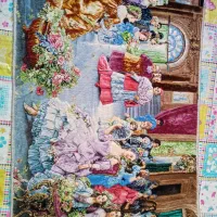 تابلو فرش دستی مهمانی پایپ