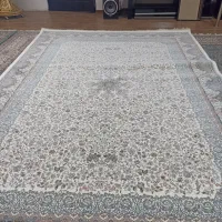 فرش نو ماشینی در جه یک 1500 شانه رنگ کرم کمیاب|فرش|مینودشت, |دیوار