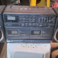 رادیو ضبط شارژی چراغ دار آکبند و دوکاست قدیمی|سیستم صوتی خانگی|تهران, شاهین|دیوار