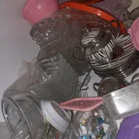 ظروف شیشه ای|ظروف سرو و پذیرایی|قم, قلعه کامکار|دیوار