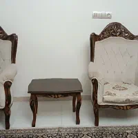 مبلمان 9‌ نفره استیل، چوب گردو|مبلمان خانگی و میز عسلی|کرج, اتحاد|دیوار