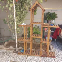 استند چوبی گل  در حد نو|صنایع دستی و سایر لوازم تزئینی|فولادشهر, A6|دیوار