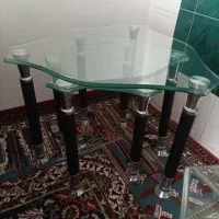 میز عسلی شیشه‌ای جلو مبلی|مبلمان خانگی و میز عسلی|اردبیل, |دیوار