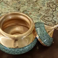 ظرف مسی فیروزهکوبی شده|صنایع دستی و سایر لوازم تزئینی|تهران, شهران شمالی|دیوار