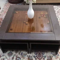 میز وسط و ۴ عسلی|مبلمان خانگی و میز عسلی|قزوین, |دیوار