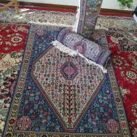 فرش دستباف. نخ پشم و ریشه هندی