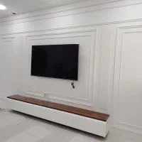 کناف رنگ و لاین نوری تی وی روم|خدمات پیشه و مهارت|خرمشهر, |دیوار