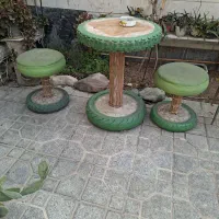 میز و صندلی بتنی