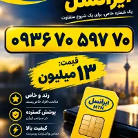 ایرانسل رند دائمی صفر               0936.70.597.70
