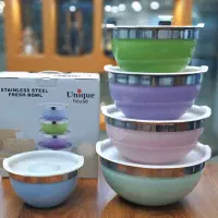 لگن استیل رنگی