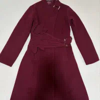 پالتو فوتر زرشکی نونو مناسب سایز ۳۶-۳۸