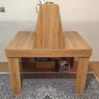 میز مطالعه دو طرفه کتابخانه ای