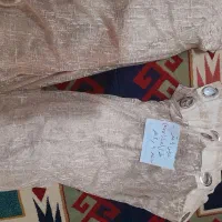 ۵ عدد پرده پانچ دوخته و آماده نصب به همراه میله ها|پرده، رانر، رومیزی|چهارباغ, |دیوار