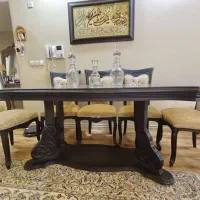 سرویس مبلمان هفت نفره و میز نهارخوری هشت نفره|مبلمان خانگی و میز عسلی|اصفهان, آفاران|دیوار