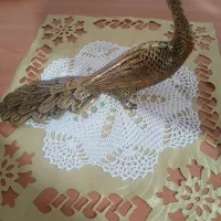 مجسمه برنز طاووس